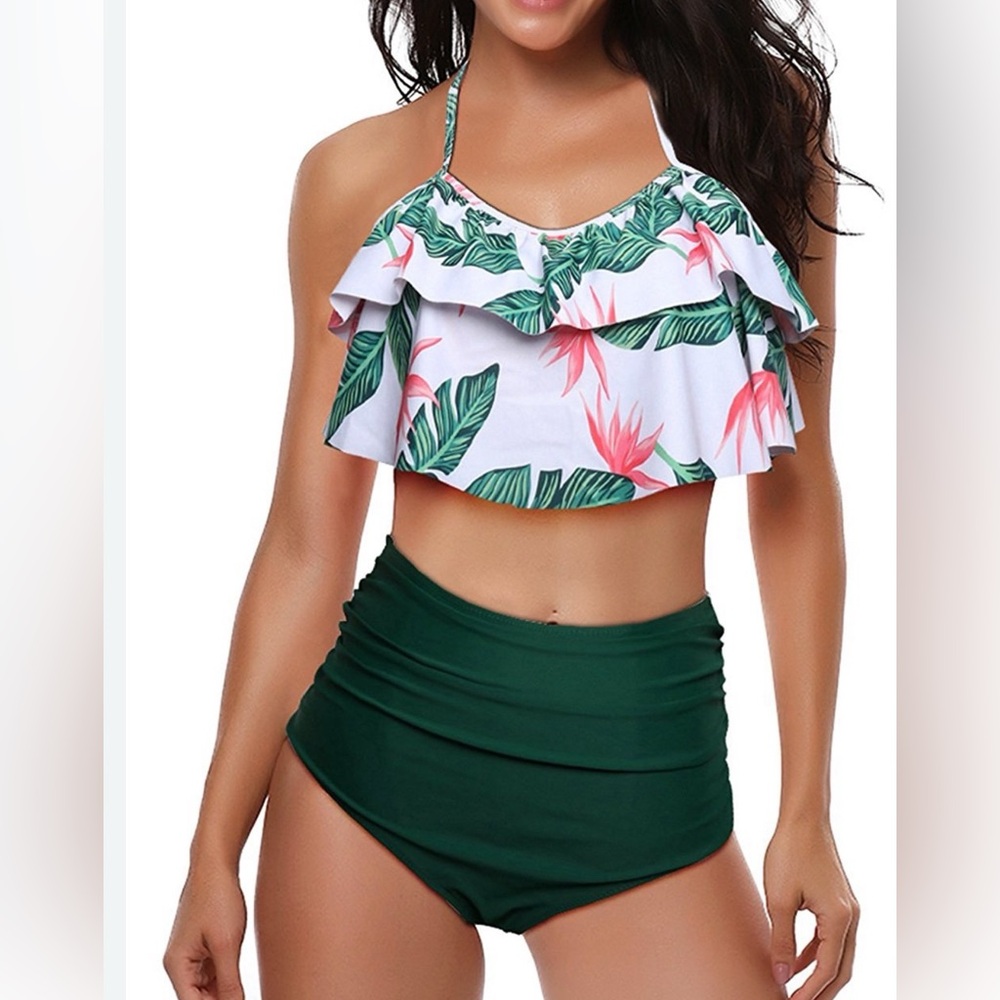 Floral Ruffle Bikini Set - Picture 5 of 5